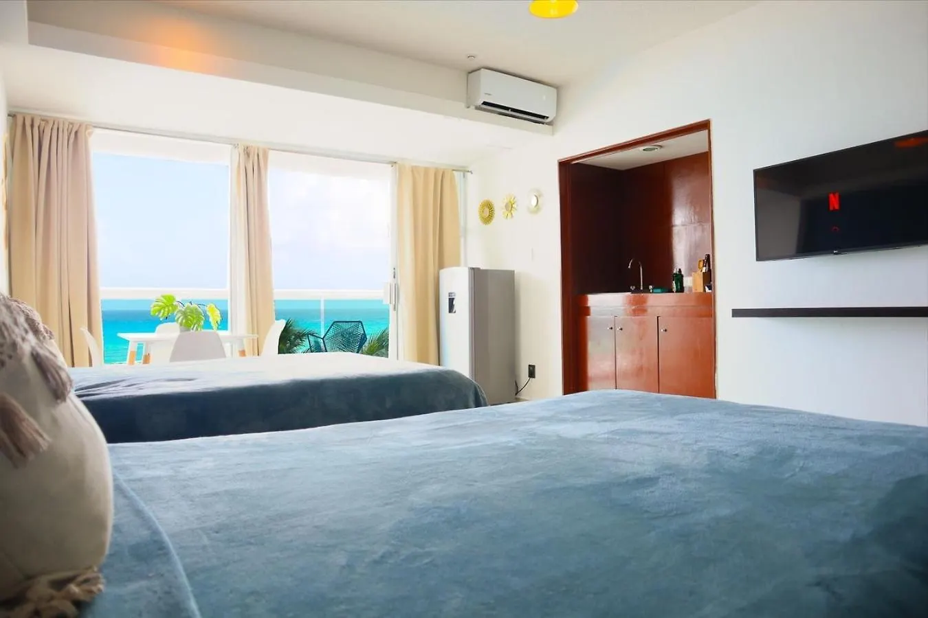 Apt With Ocean View, 1 Min To Coco Bongo Cancun Meksika
