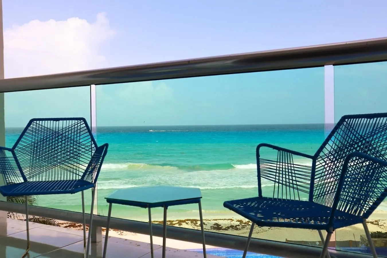 Apt With Ocean View, 1 Min To Coco Bongo Cancun Daire