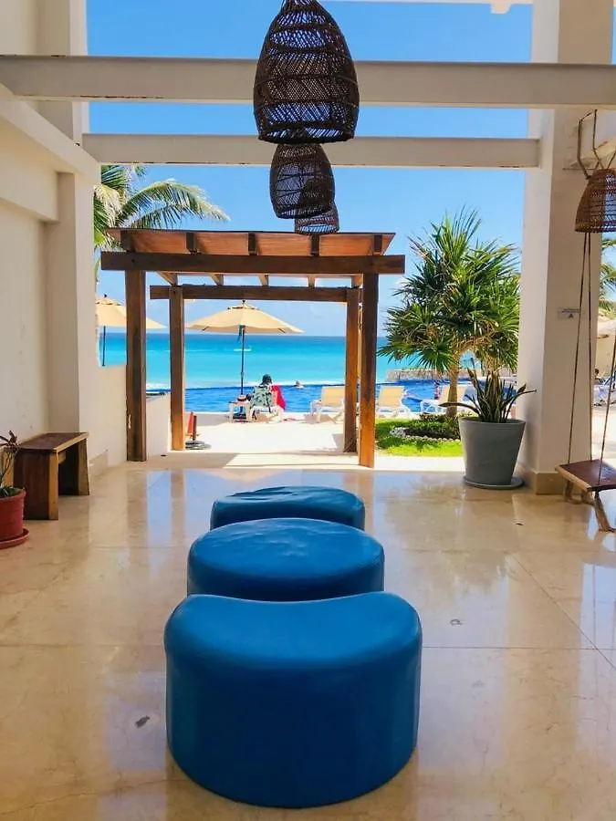 Apt With Ocean View, 1 Min To Coco Bongo Cancun Apartment